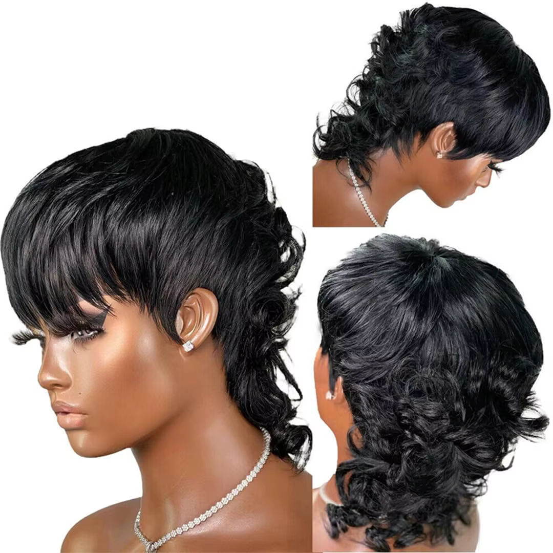 Perruque de cheveux humains 1B