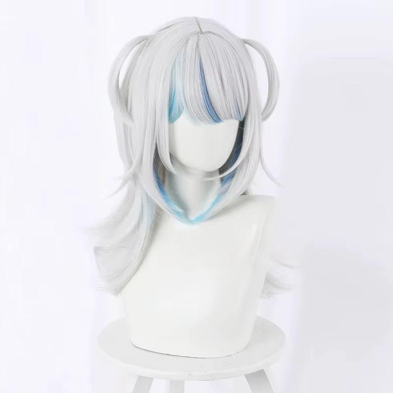 Anime Gawr Gura Cosplay Perruque
