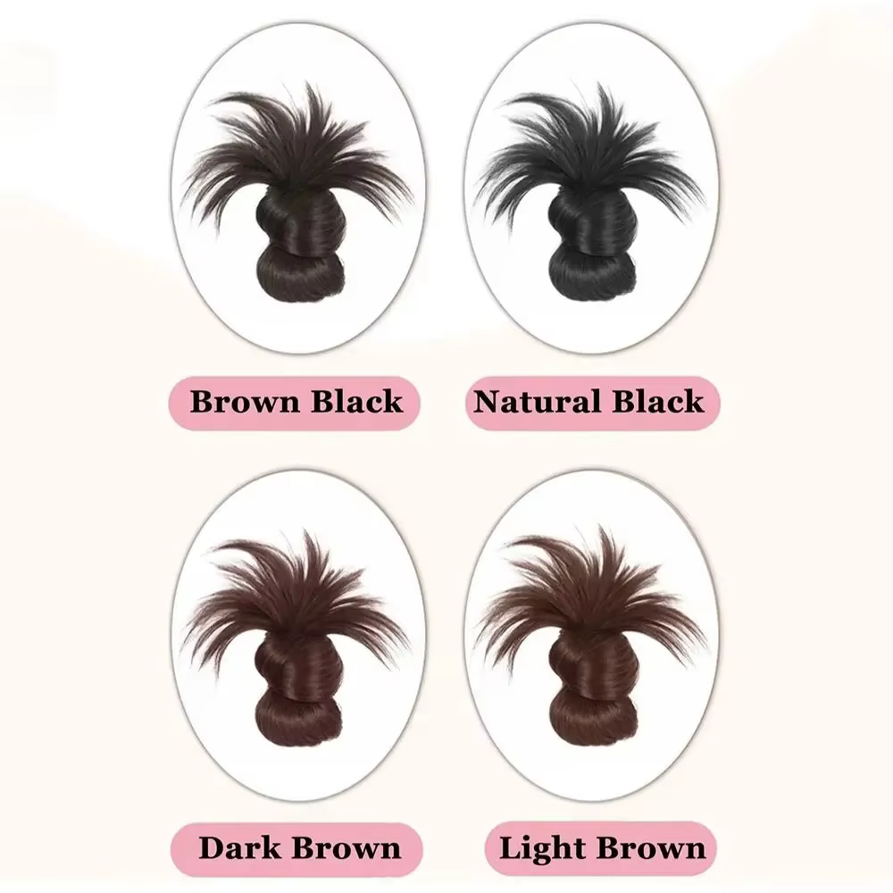 Pince à cheveux synthétique pour chignon bas