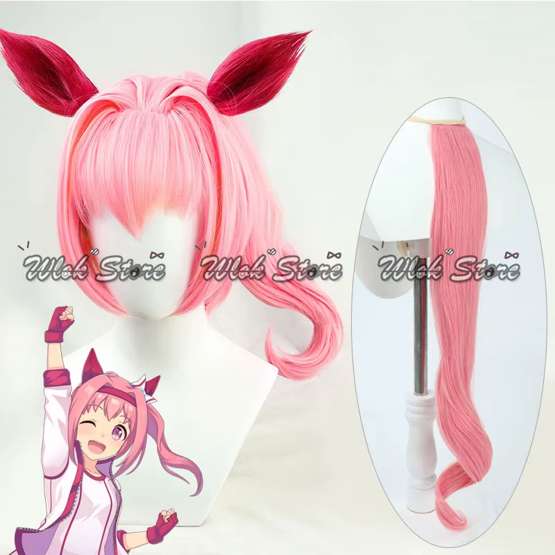 Perruque de Cosplay Anime Umamusume Pretty Derby Haru Urara