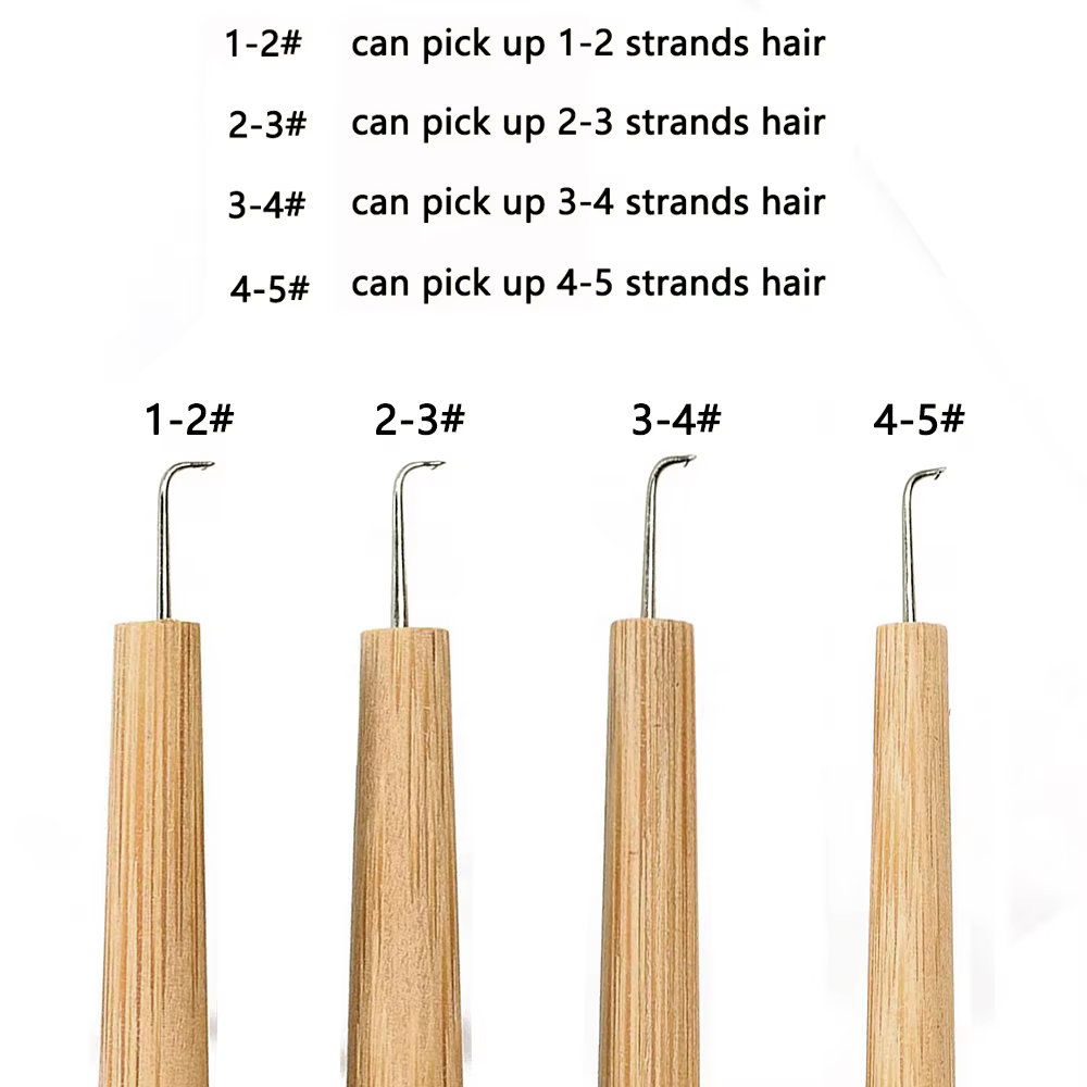 Perruque faisant 7 pièces/ensemble comprenant 3 supports de filet de dentelle suisse avec 4 aiguilles de ventilation Kit