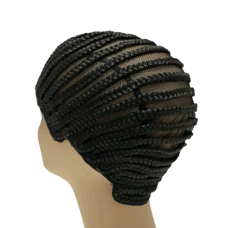 Bonnet de perruque tressé pour tresses de cheveux au Crochet