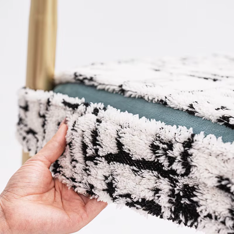 Housse de chaise en peluche extensible