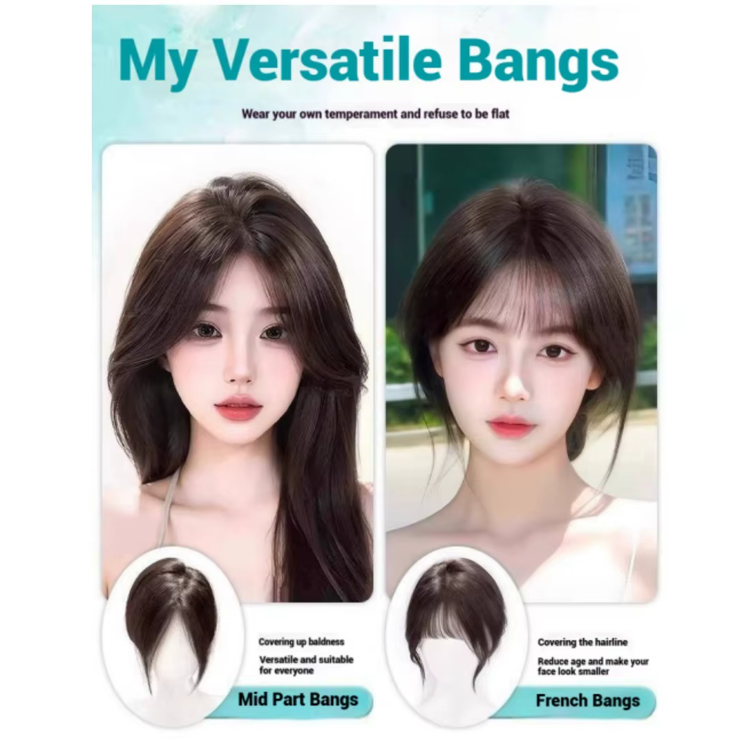 Topper de cheveux humains en pâte magique pour femmes