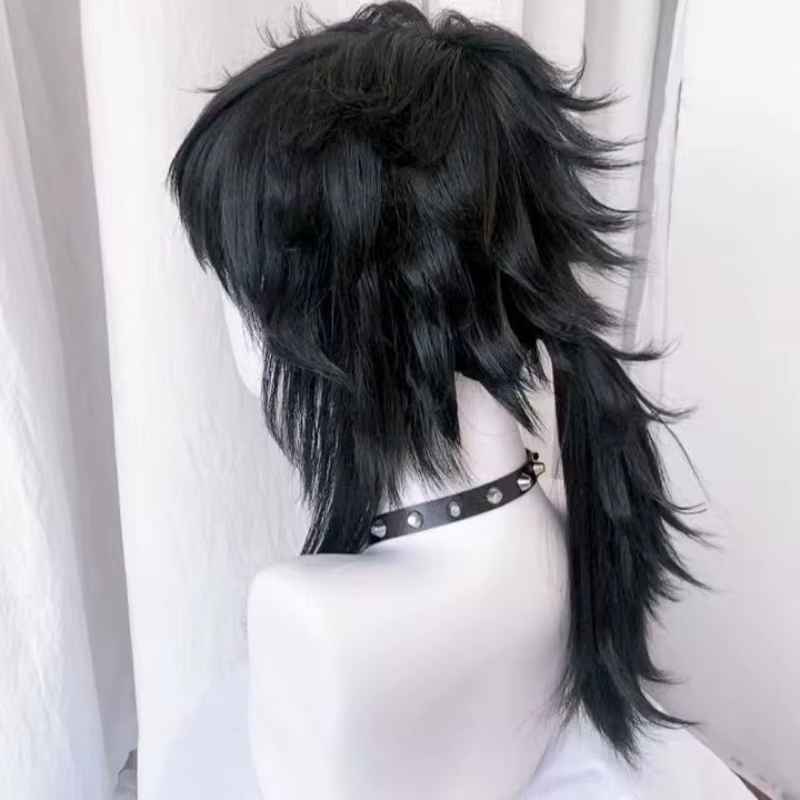 Perruque de Cosplay Demon Slayer Tomioka Giyuu