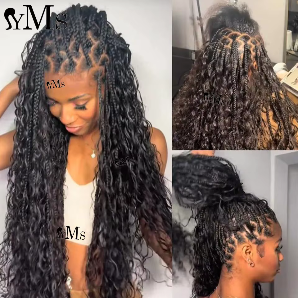 Cheveux humains en vrac pour tresser des extensions