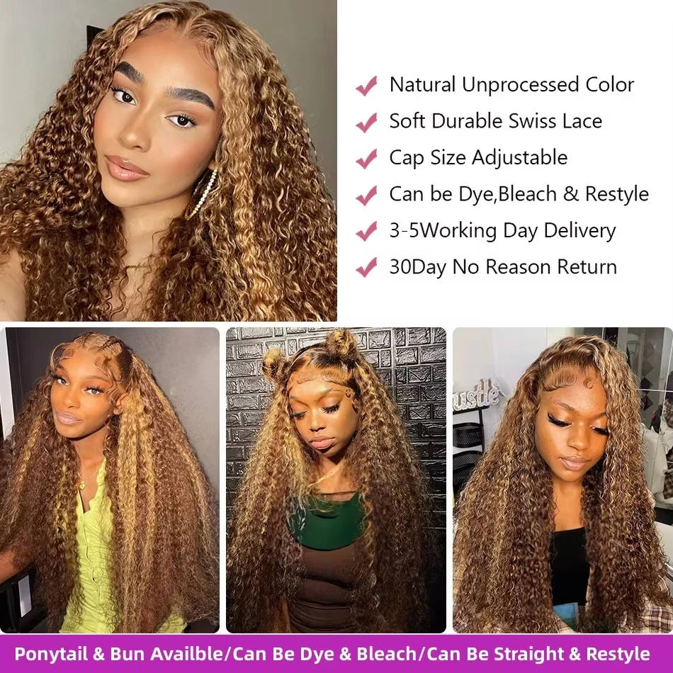 Perruque brésilienne en cheveux humains 13x4 Lace Frontal