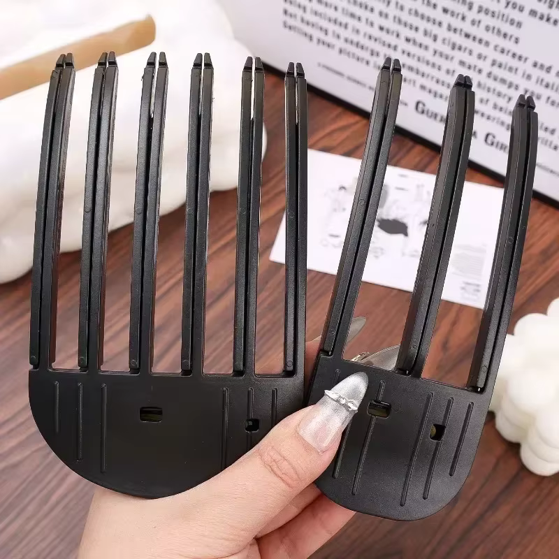 Épingle à cheveux moelleuse frangue à friser Clips racines