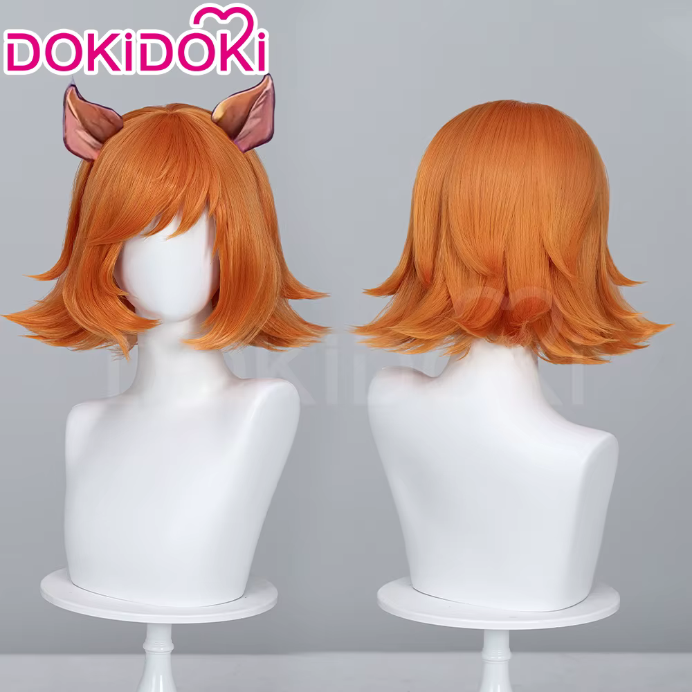 EN STOCK Perruque de cosplay Doreenn Penii Parkerr Doctorr Strangee Starr Lordd Yelenaa White Queenn Foxx Lunaa Game DokiDoki avec bonnet gratuit