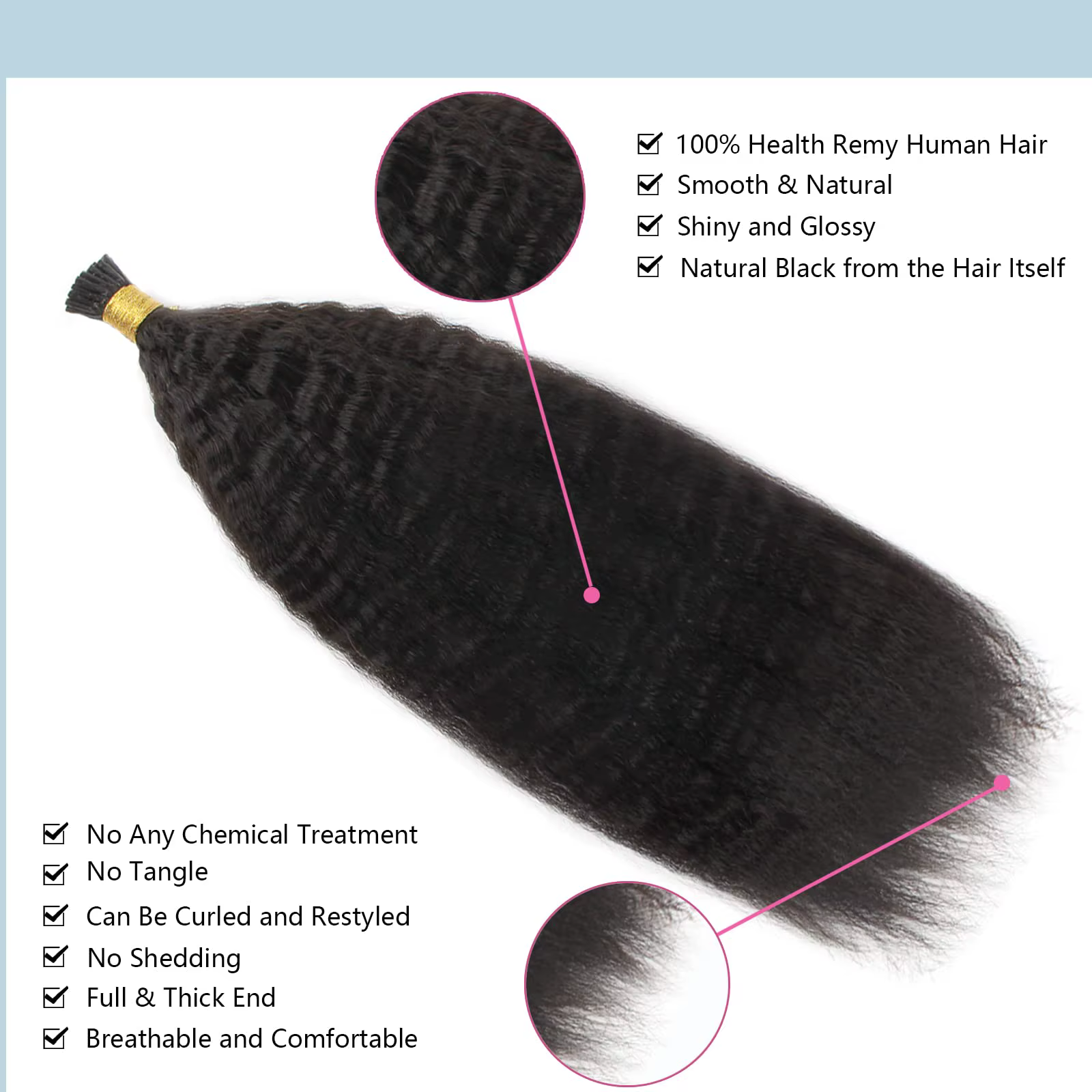 Extensions de cheveux I-Tip