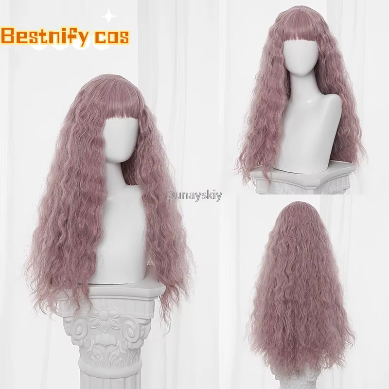 Anime NANA Reira Serizawa Cosplay perruque longue bouclée rose