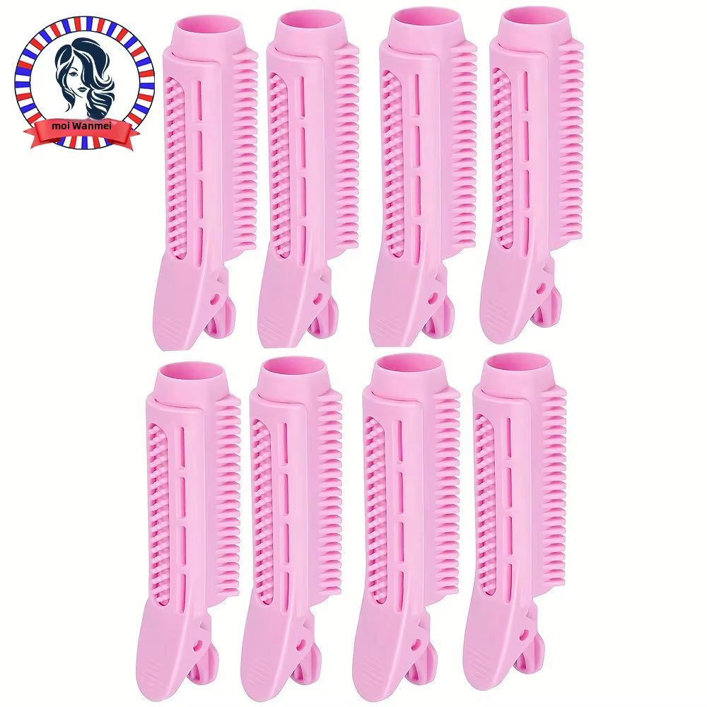 Pinces à racines de cheveux moelleuses et bouclées
