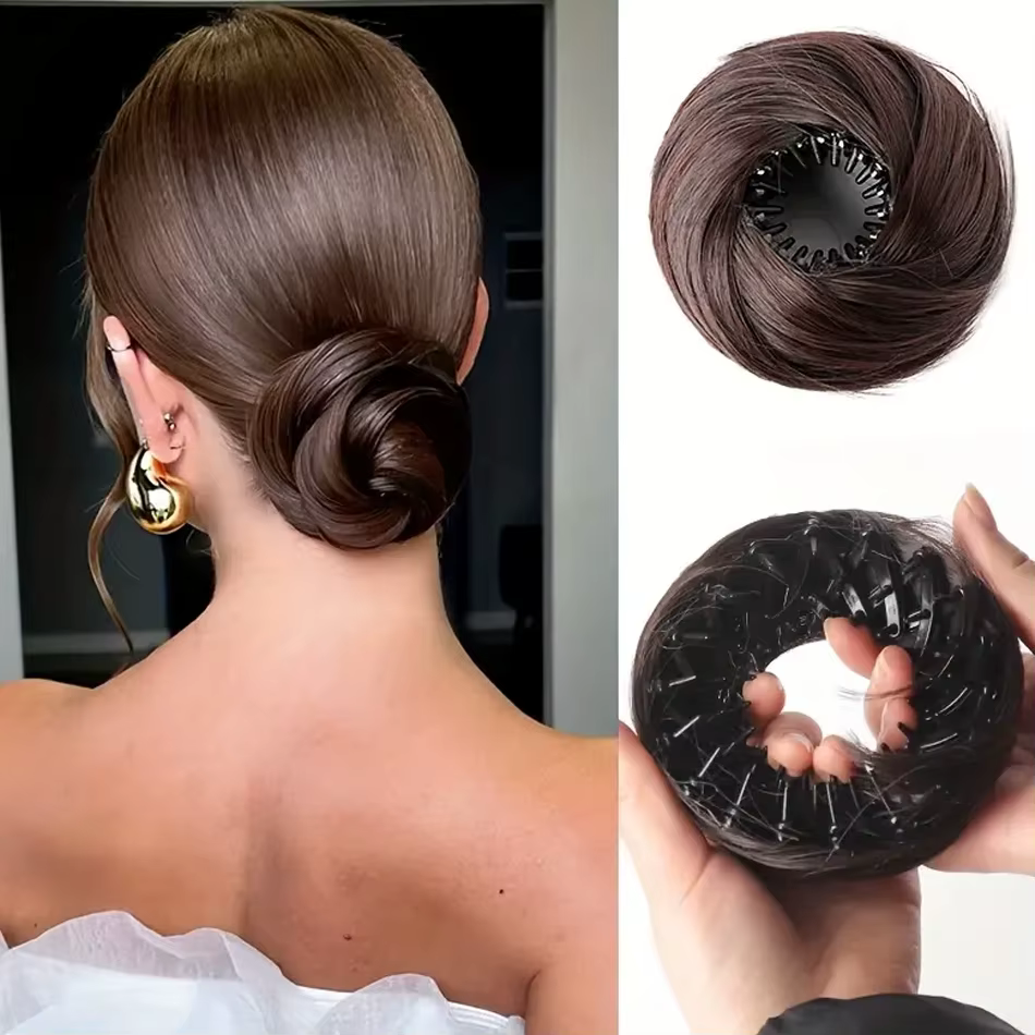 Chignon synthétique magique de 4 pouces