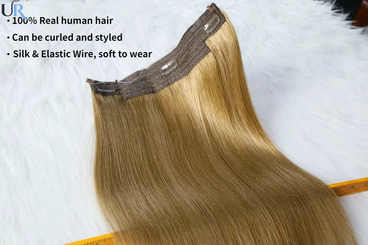 Extensions de trame de ligne de poisson une pièce 100% cheveux humains | Pour le séparation invisible et la couverture