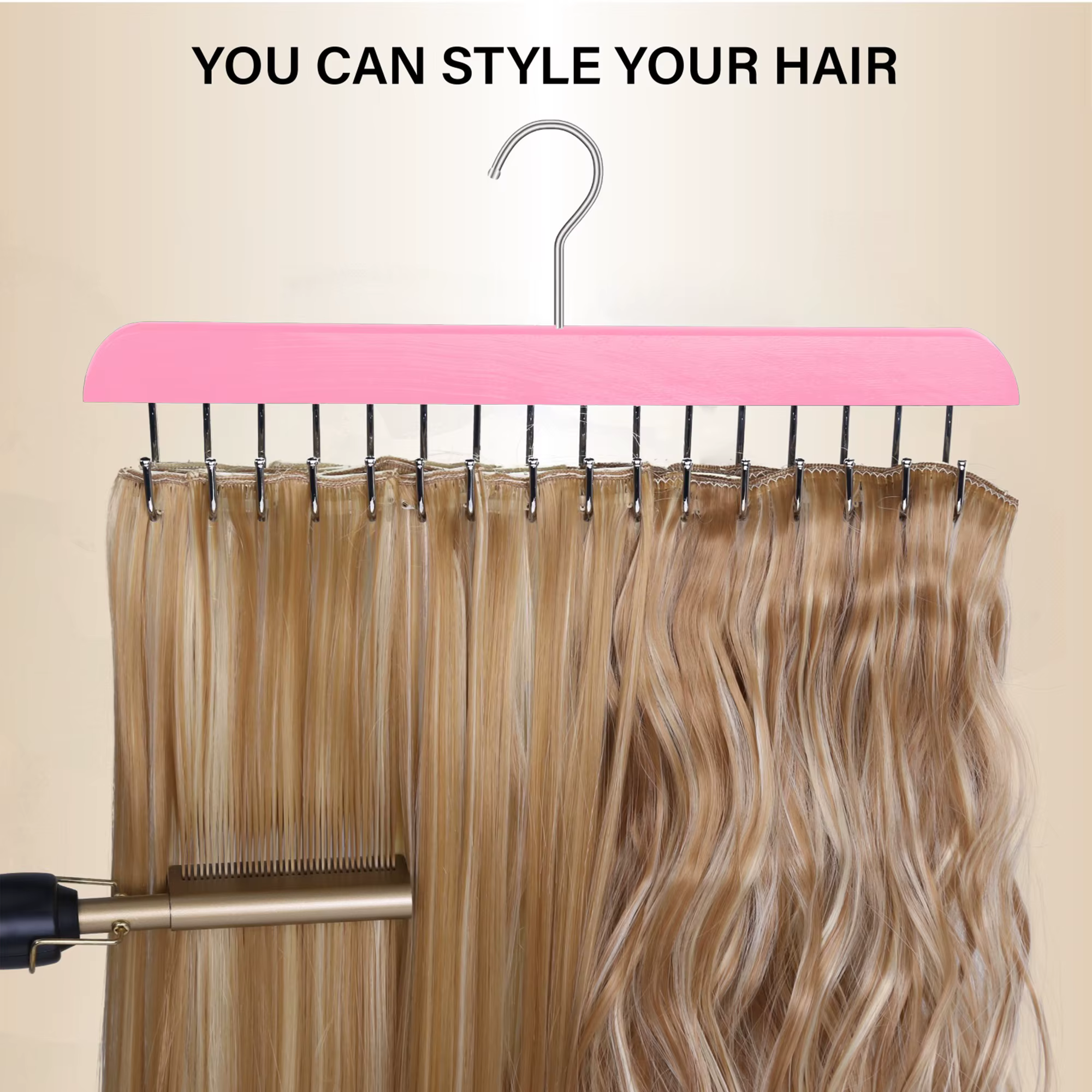 1 pièces support d'extensions de cheveux présentoir