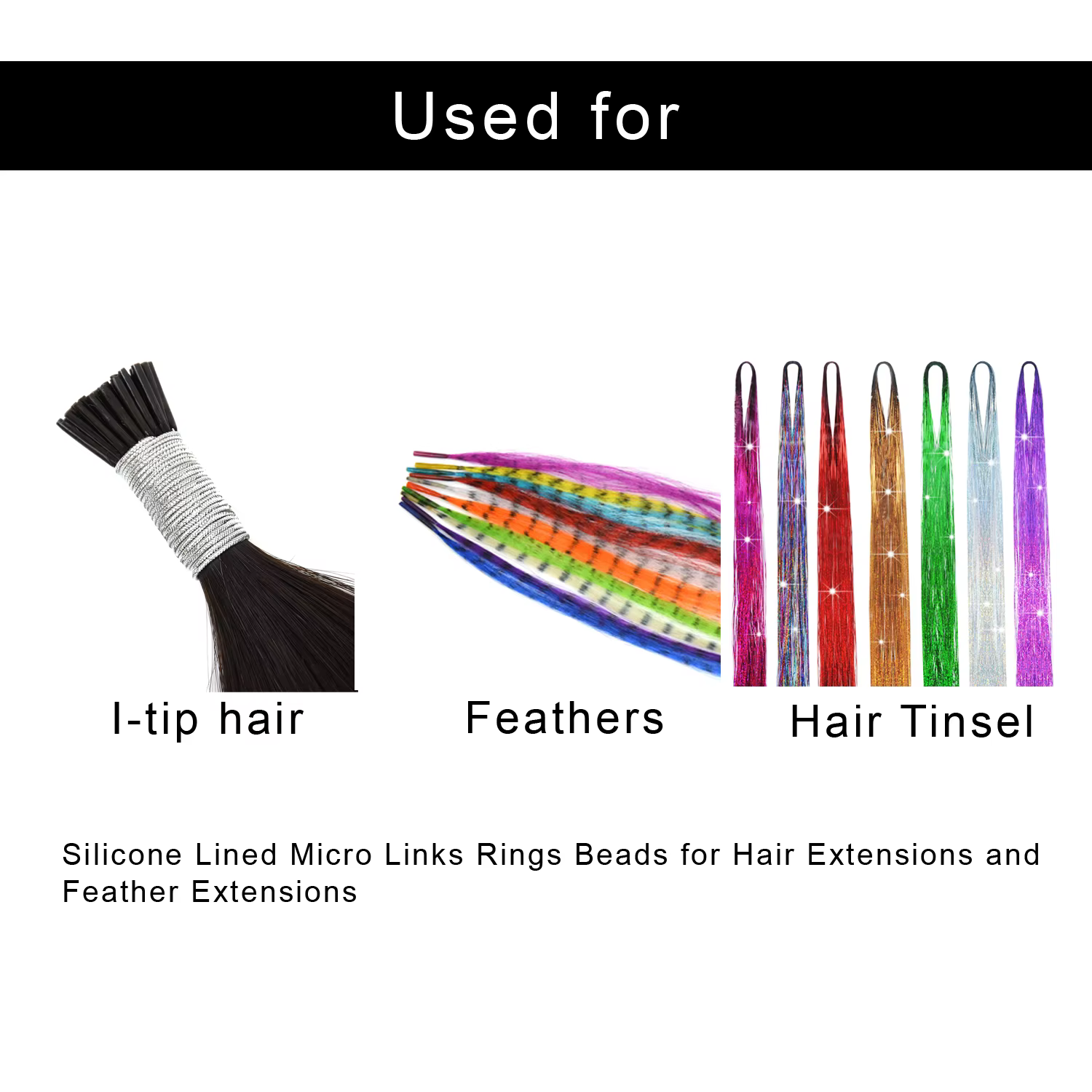 Kit de pinces pour extensions de cheveux