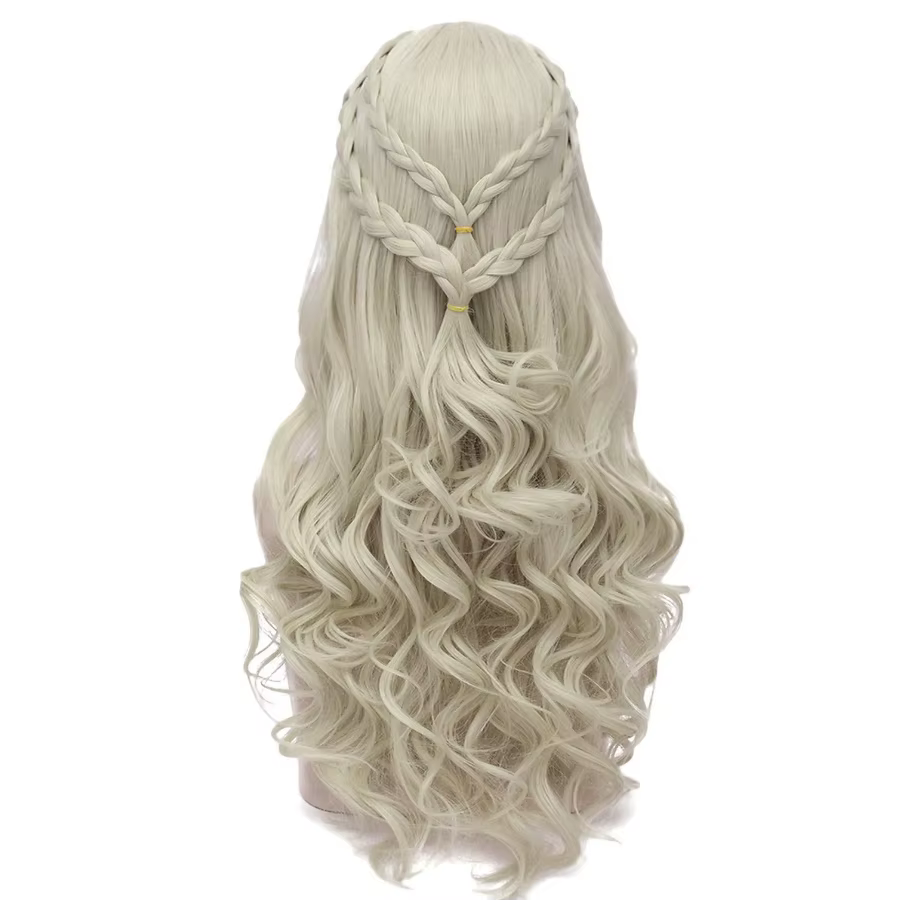 Destroy Enerile-Perruque de Cosplay Longue et Bouclée pour Femme