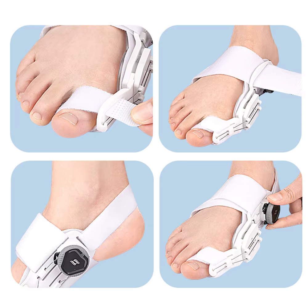 Correcteur d'oignon d'orteil, orthèses d'hallux Valgus, séparateur d'orteils réglable, lisseur, ajusteur d'os de pouce, Correction d'orteils