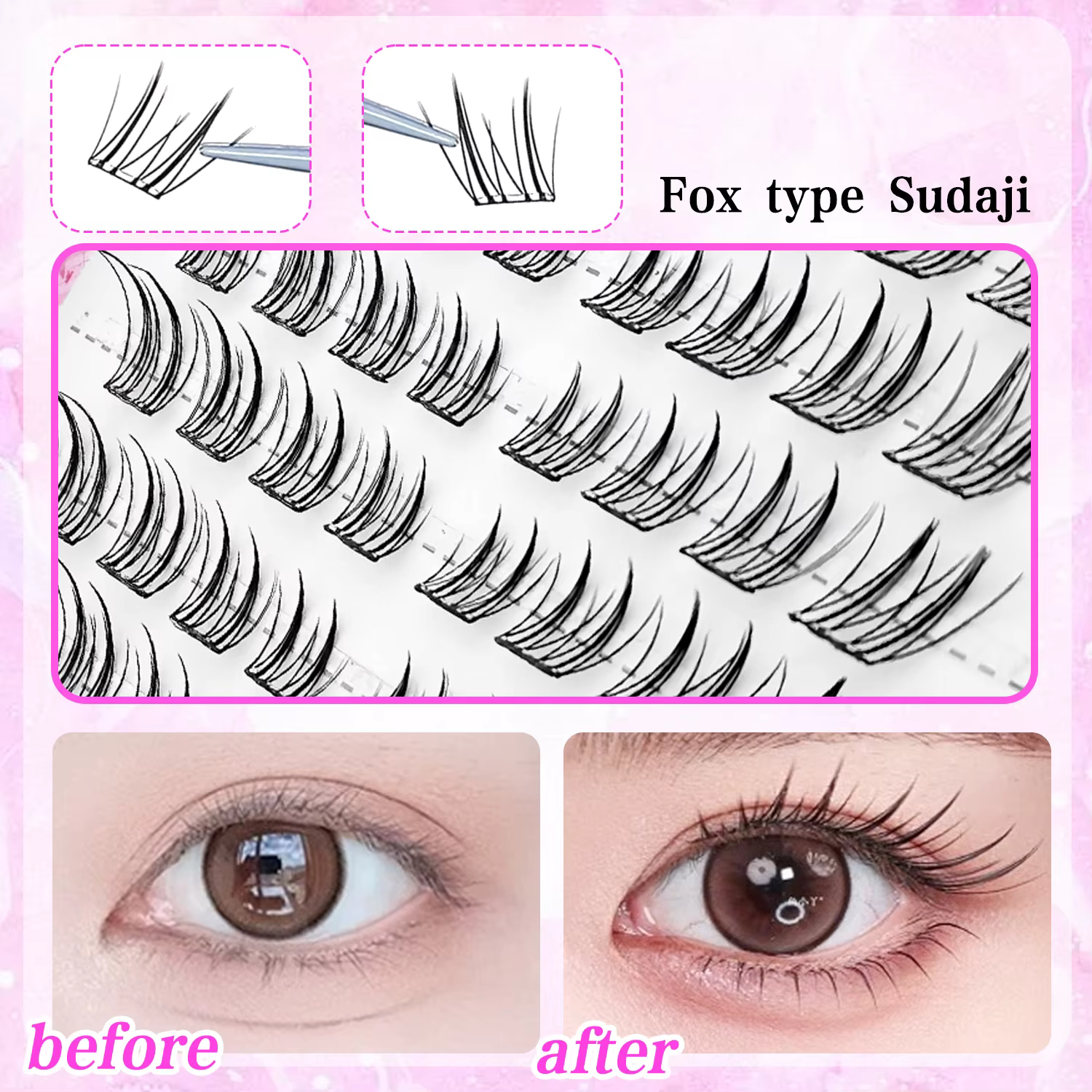 Faux cils sans colle Fox Eye