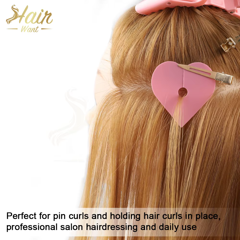 Hair Want-Mini pinces à cheveux bec de canard en métal pour femme