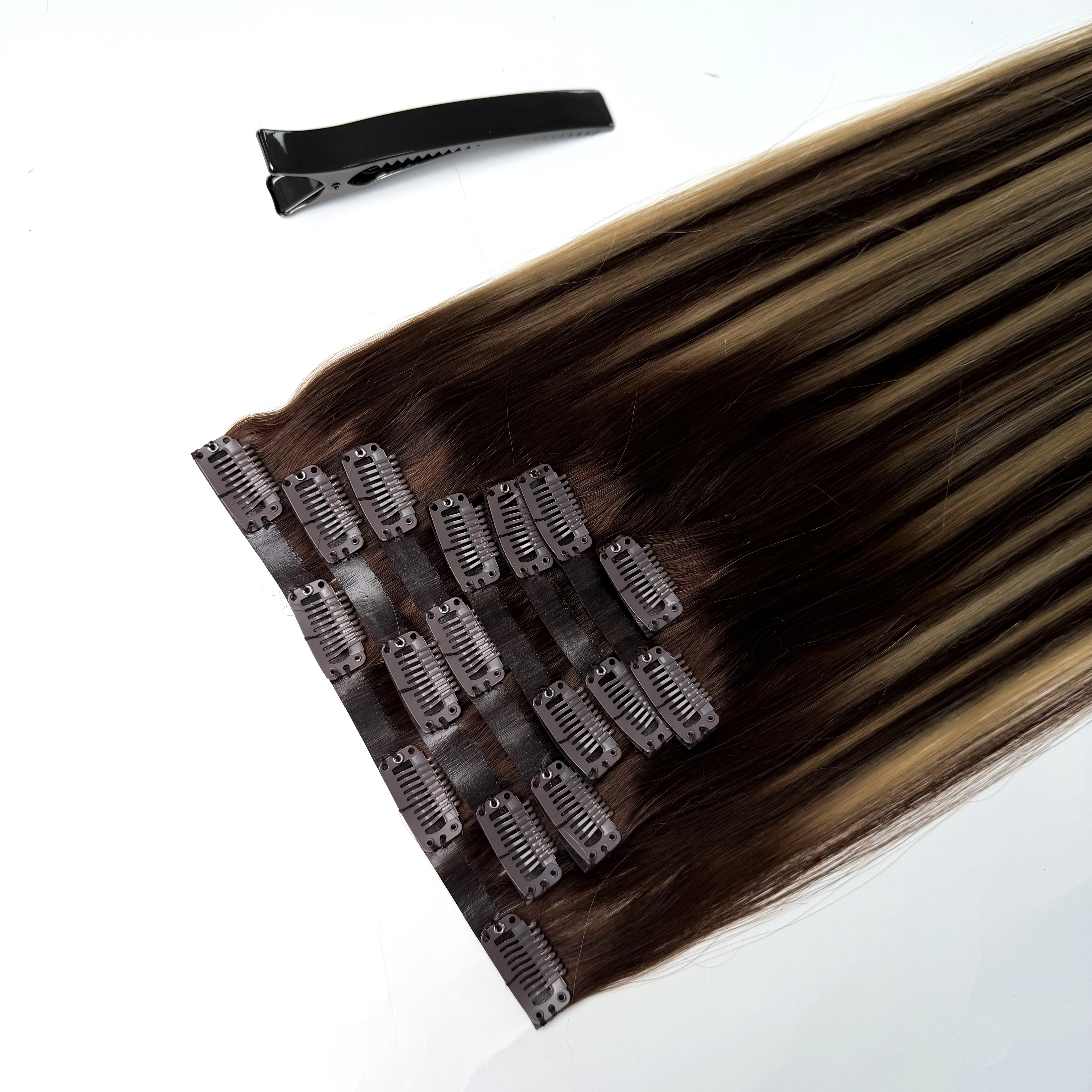 Extensions de cheveux humains européens Remy 100% Eliysako de haute qualité