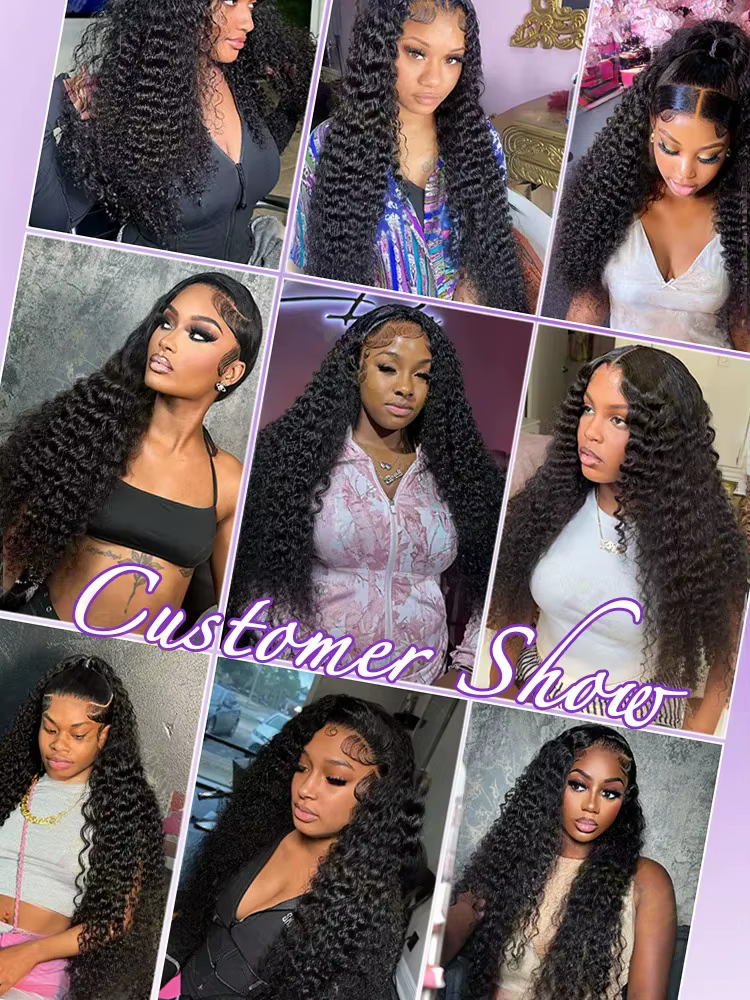 Lots de Cheveux Humains Ondulés Profonds (Loose Deep Wave) de 32