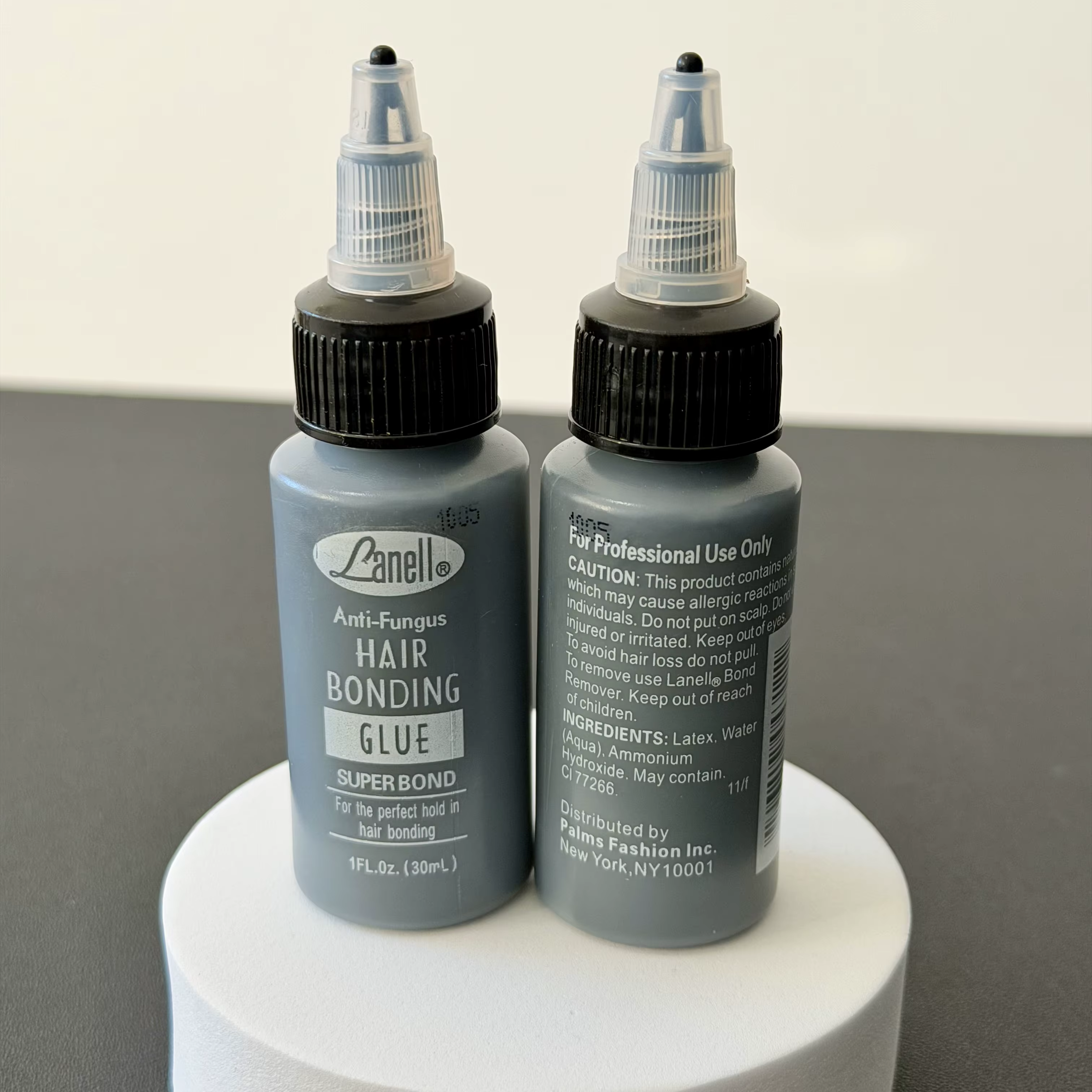 Colle de liaison pour trame de cheveux noirs