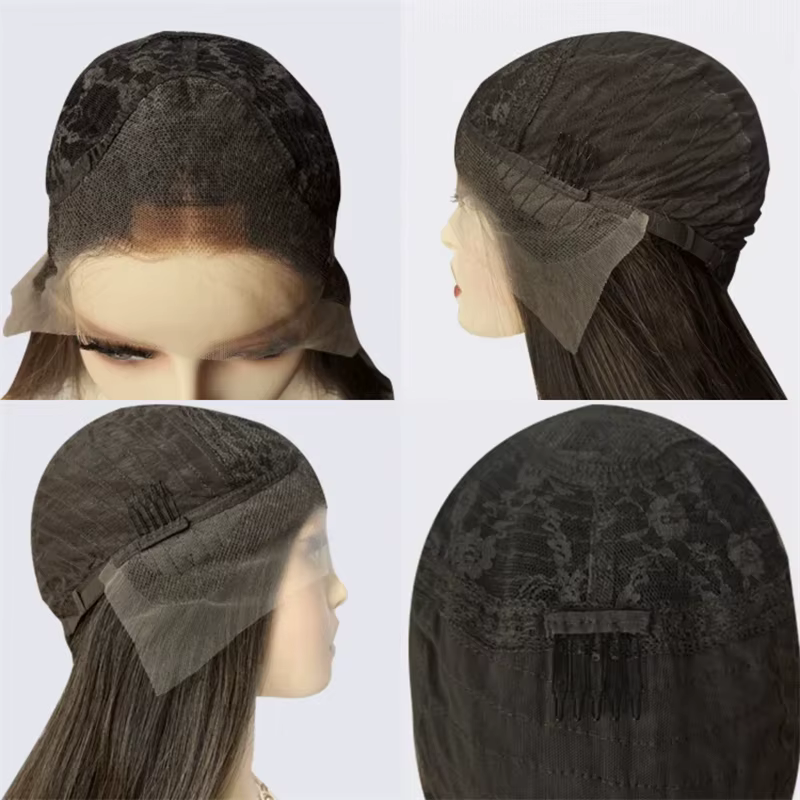 Perruque Lace Front Wig synthétique bouclée et profonde pour femmes