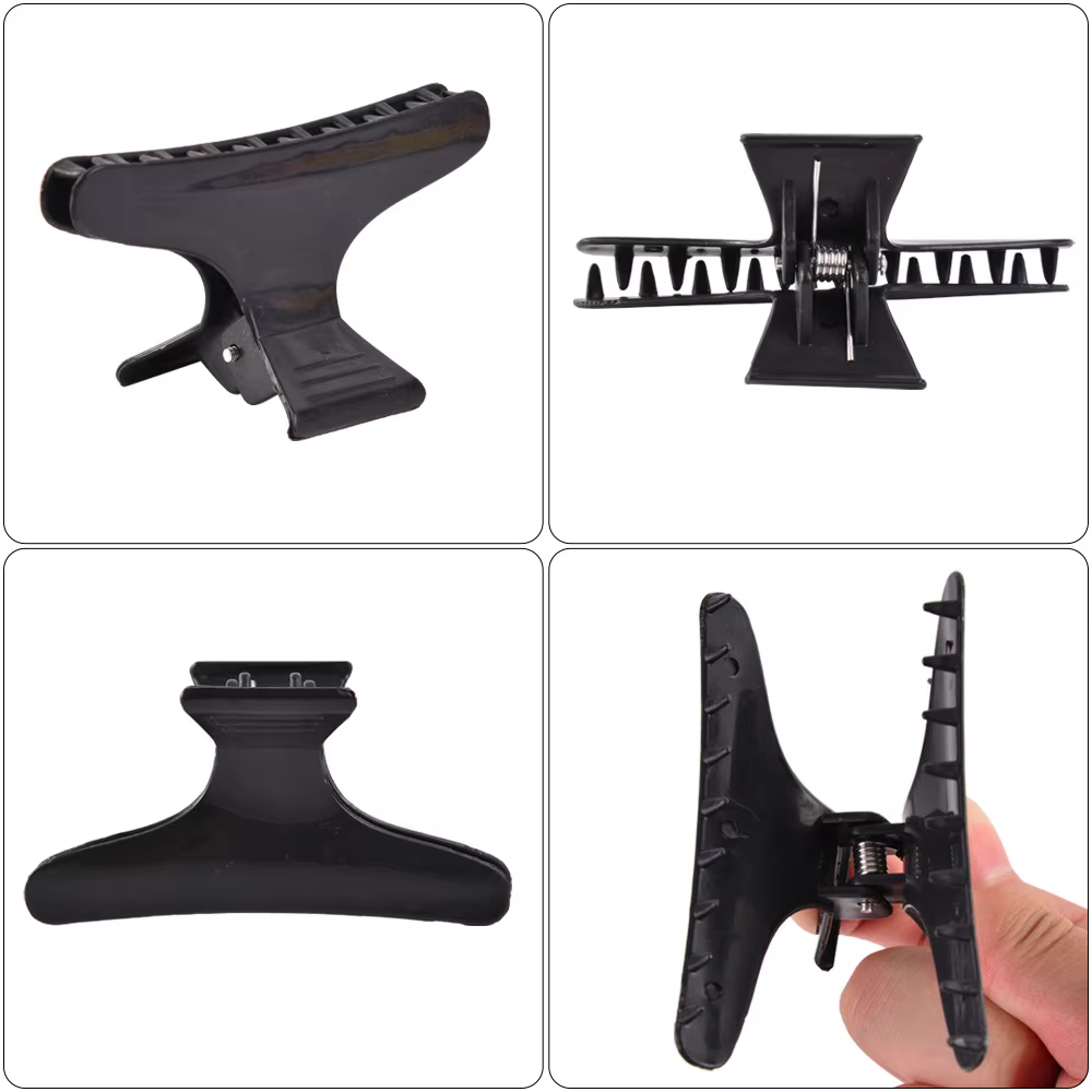 Ensemble de pinces à cheveux papillon 12 pièces – Accessoires de coiffure antidérapants et élégants en plusieurs couleurs – Parfait pour un élégant