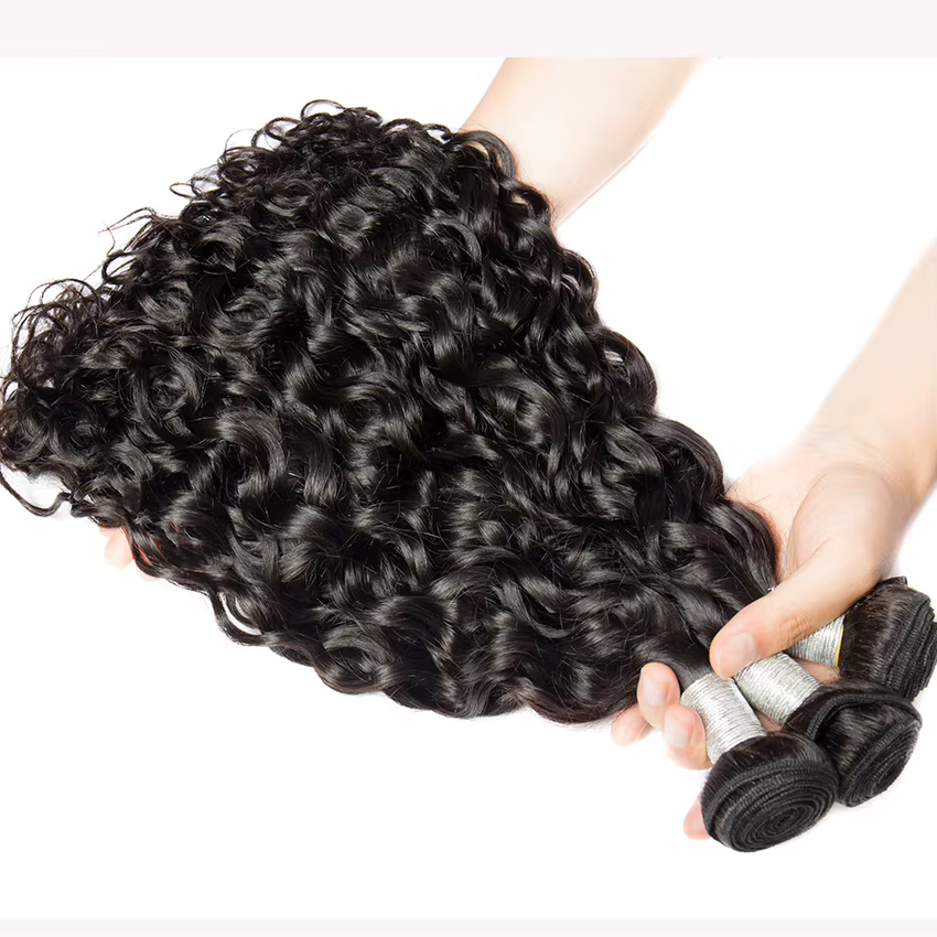 Bundles de cheveux brésiliens Deep Wave, dentelle transparente HD, extensions de cheveux humains, fermeture à franges, 13x6, 13x4, 6x6, 5x5