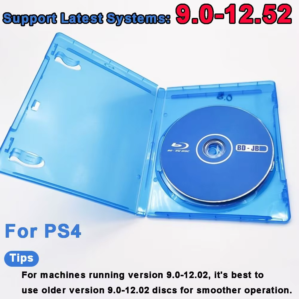 BD-JB disque aucun PC nécessaire jouer jeux de sauvegarde tout-en-un Jailbreak Disc brassage à domicile 1 clic botte pour PS4 pour micrologiciel 9.0-12.02