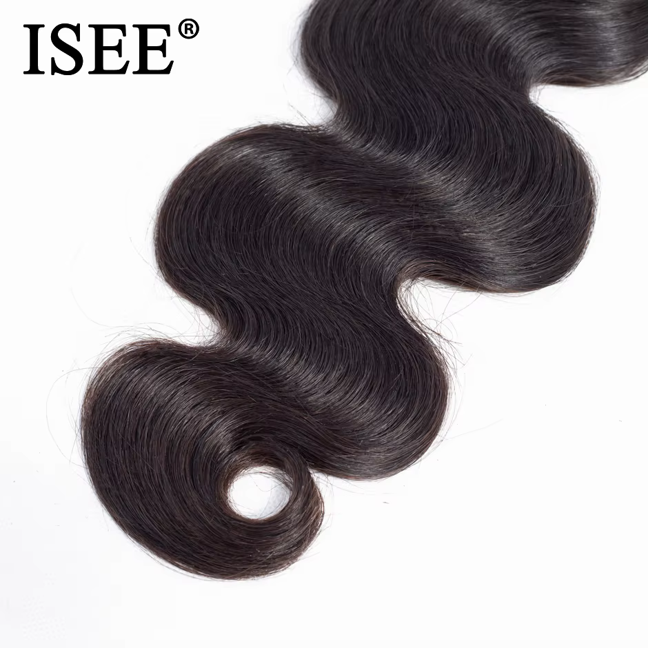 ISEE Malaysian Body Wave Remy Bundles Extensions de Cheveux Humains Bruts 100% Non Traités – Achetez 1/3/4