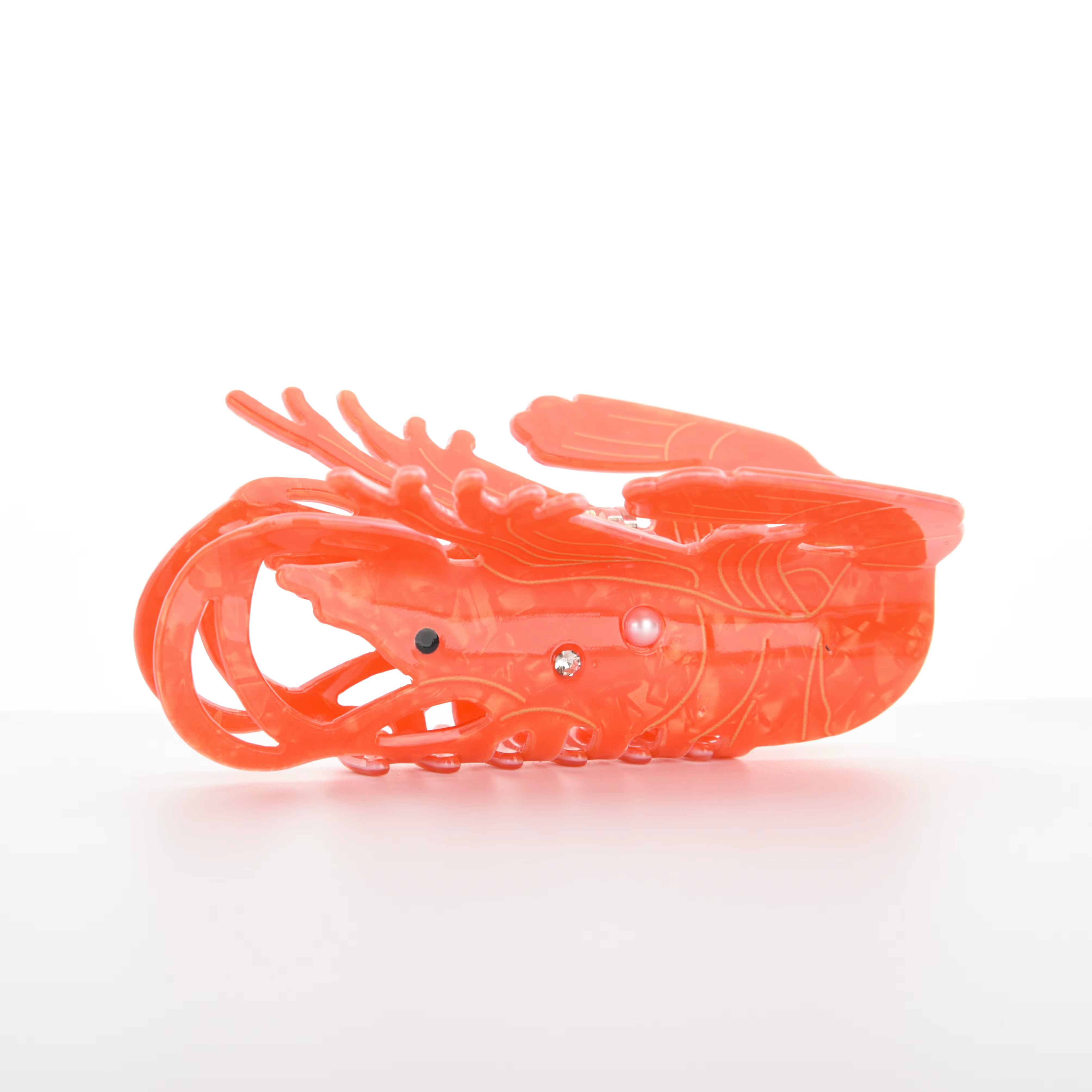 2025 fruits de mer déjeuner griffe de cheveux délicieux homard et crabe personnalité conception pinces