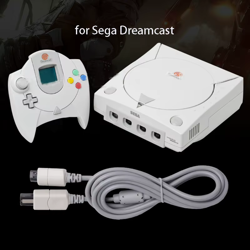 Câble d'extension de poignée de 1.8M DC128 pour contrôleur de jeu SEGA Dreamcast Joypad Core DC Console cordon Anti-interférence magnétique