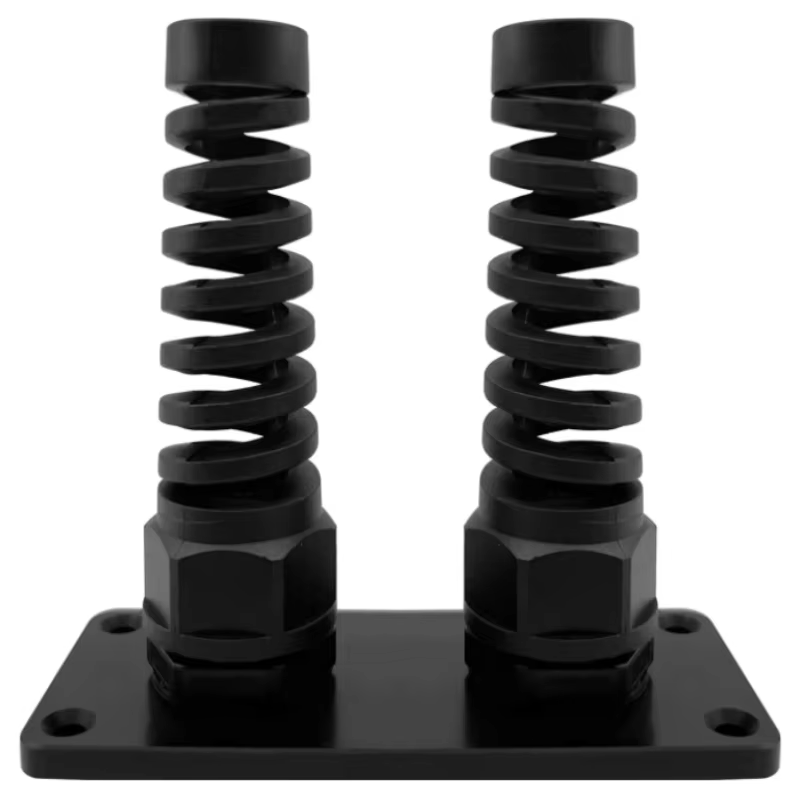 Presse-étoupe marine ISURE avec base en aluminium anodisé, antirouille, anticorrosion, étanche IP68, joint en nylon, écrou de blocage réglable