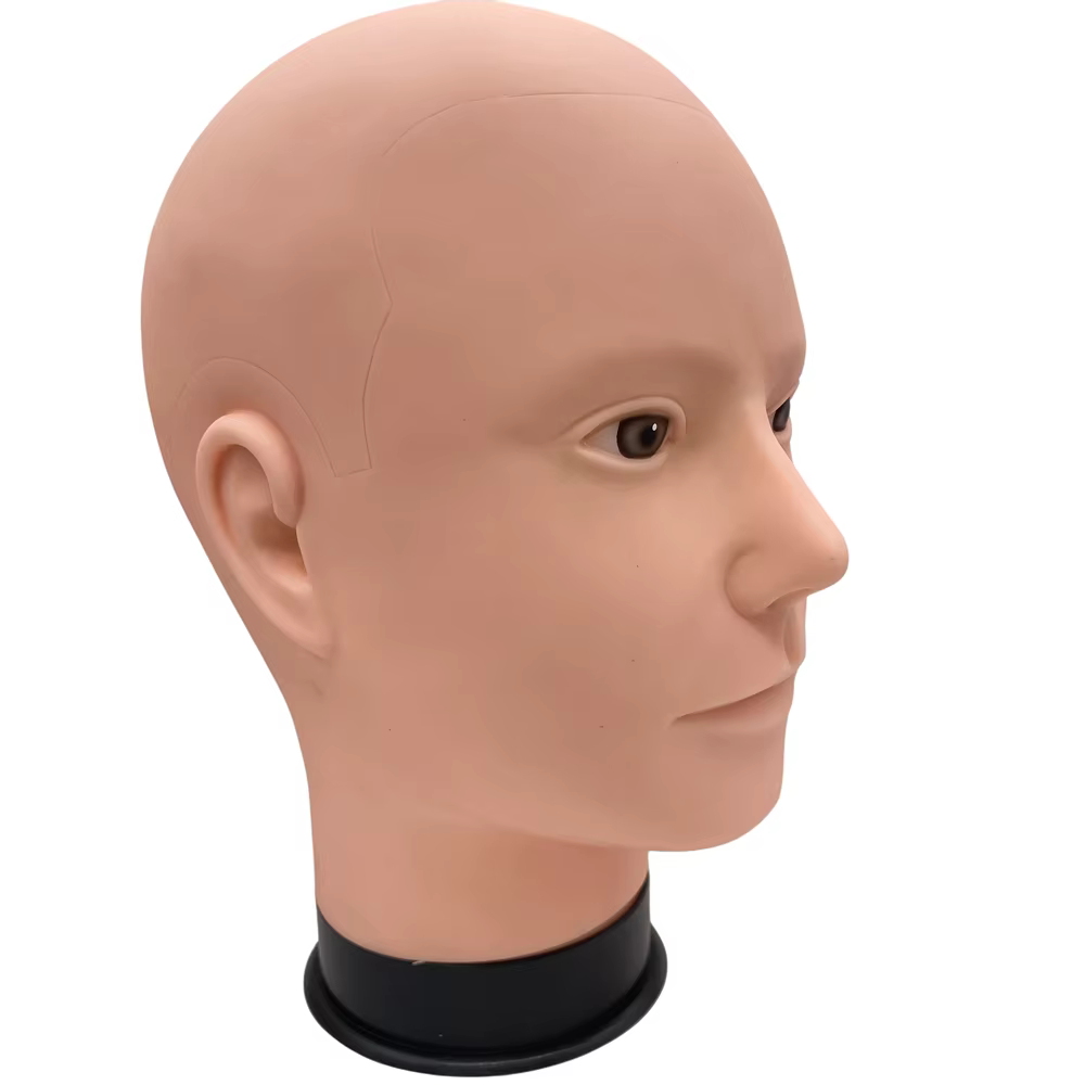 Tête de Mannequin masculin sans cheveux