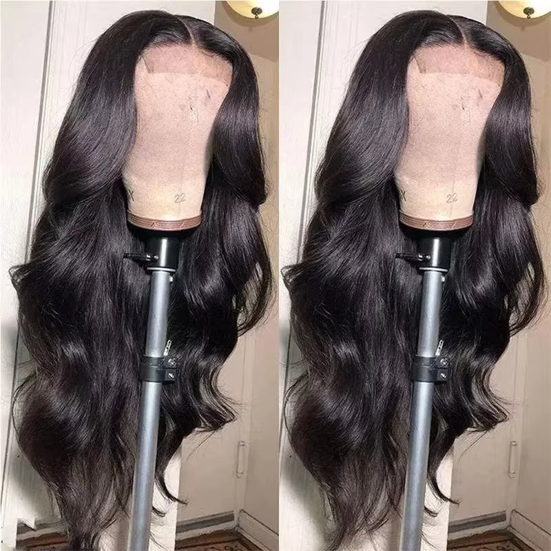 Perruque Highlight en Cheveux Humains Ondulés, Perruque Frontale HD 13x6 pour Femmes, Idéale pour le Cosplay, Perruque Lace Front de 30 Pouces en Cheveux Humains en Promotion