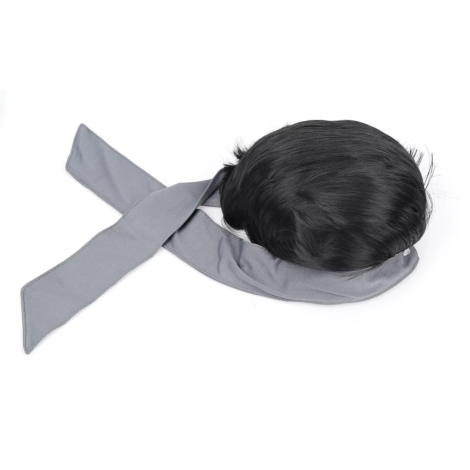 Perruque synthétique de coiffure pirate avec bandana