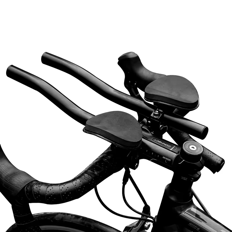 Barre de repos pour vélo de route, équipement de vélo de montagne, guidon d'extension droit à courbure longue Distance pour Triathlon, temps d'essai, Tri cyclisme