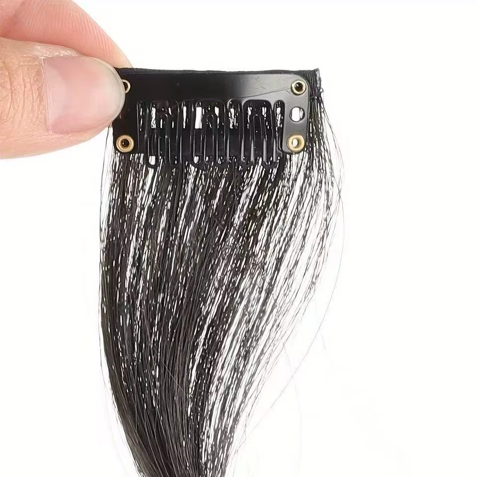 Extensions de cheveux synthétiques bouclées et ondulées à clipser