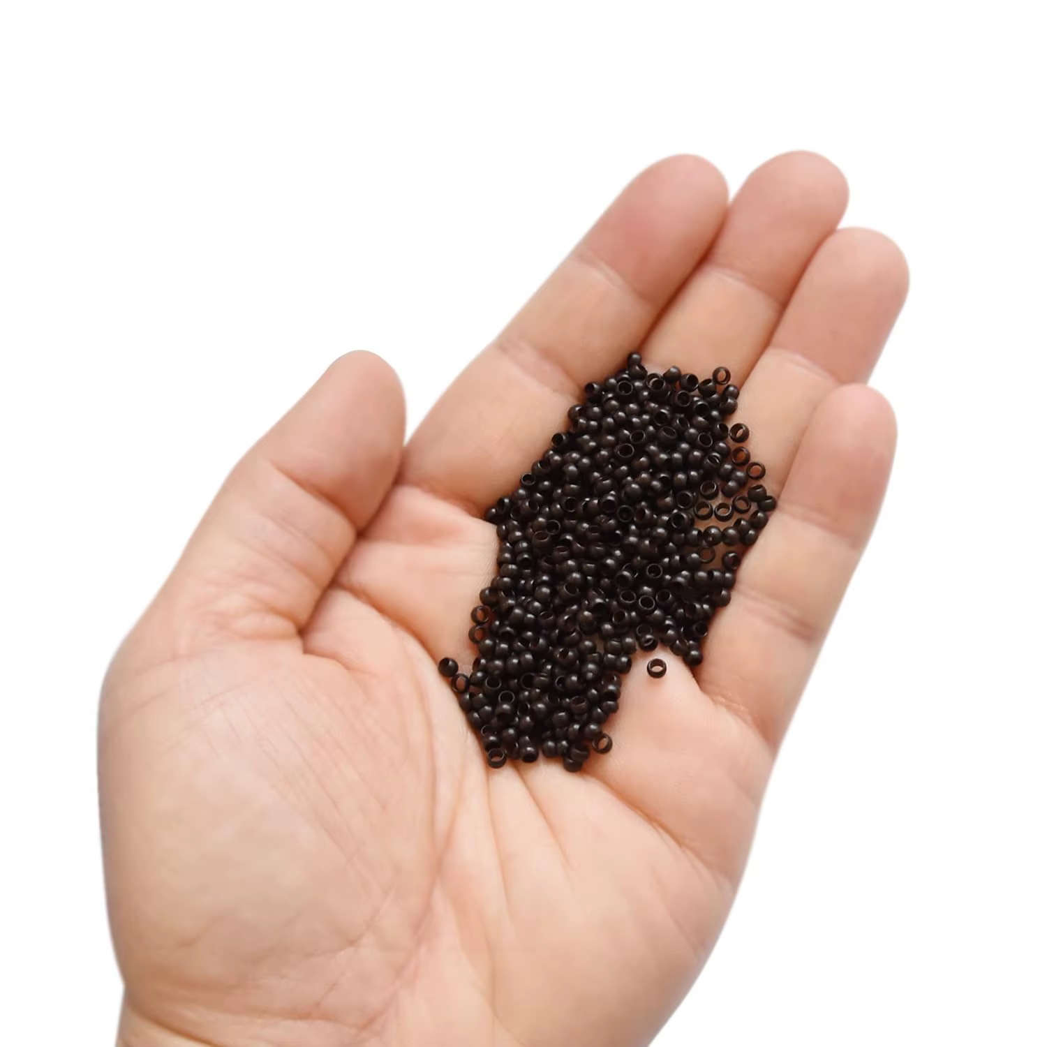 1000 pièces 3mm Nano Silicone doublé Micro anneau perles d'extension de cheveux
