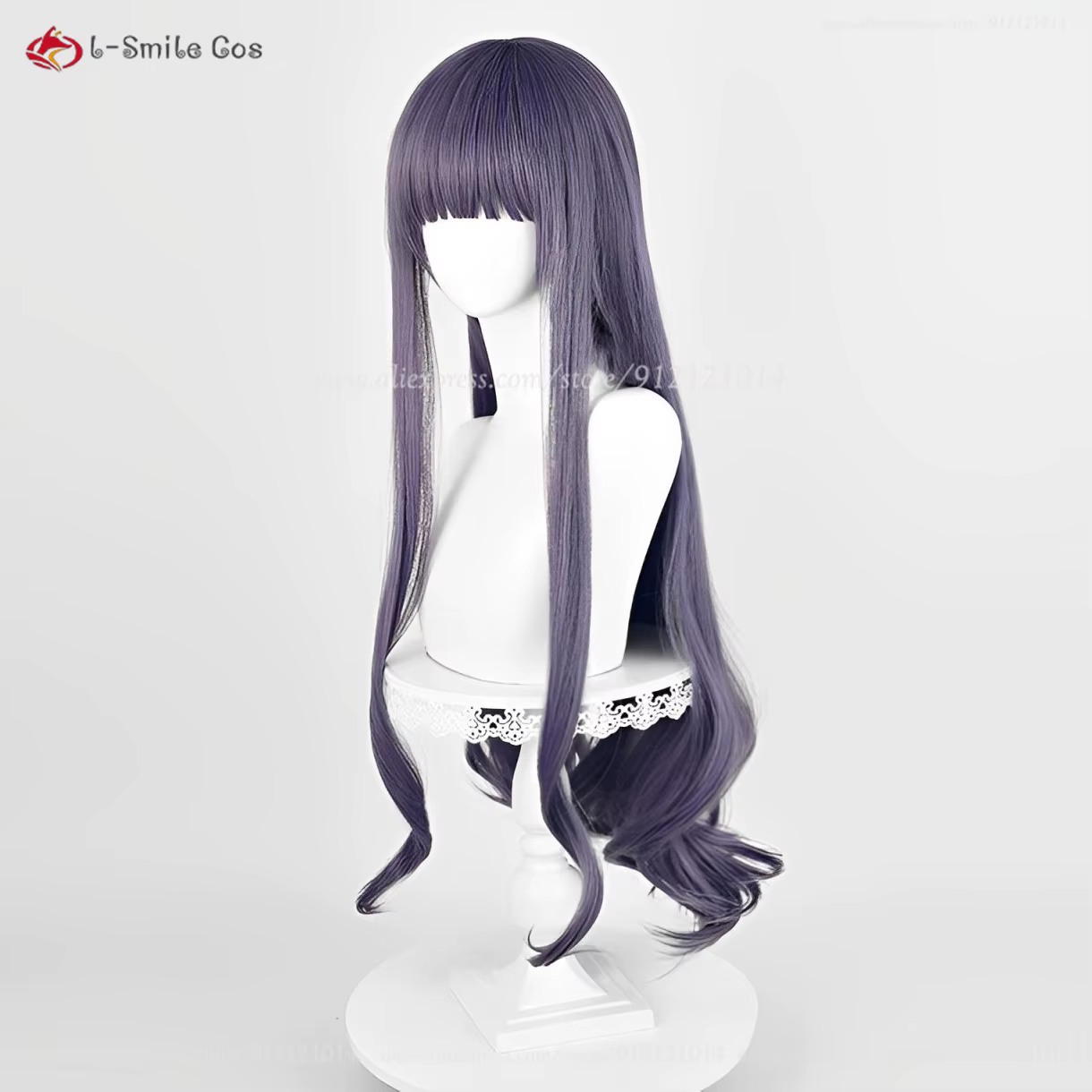 Perruque de Cosplay synthétique Tomoyo Daidouji