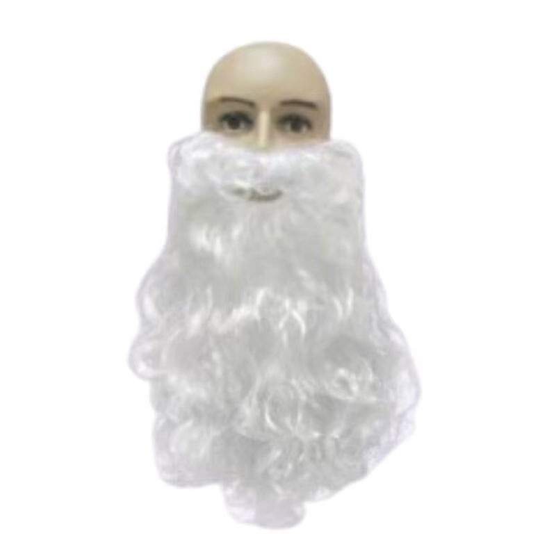 Perruque et accessoires de barbe de Cosplay du père noël
