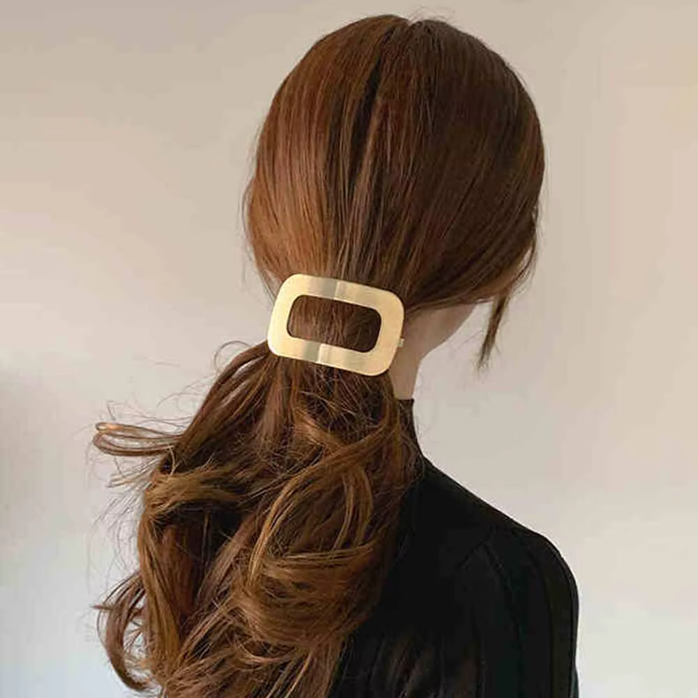 Pinces à cheveux en métal pour femmes
