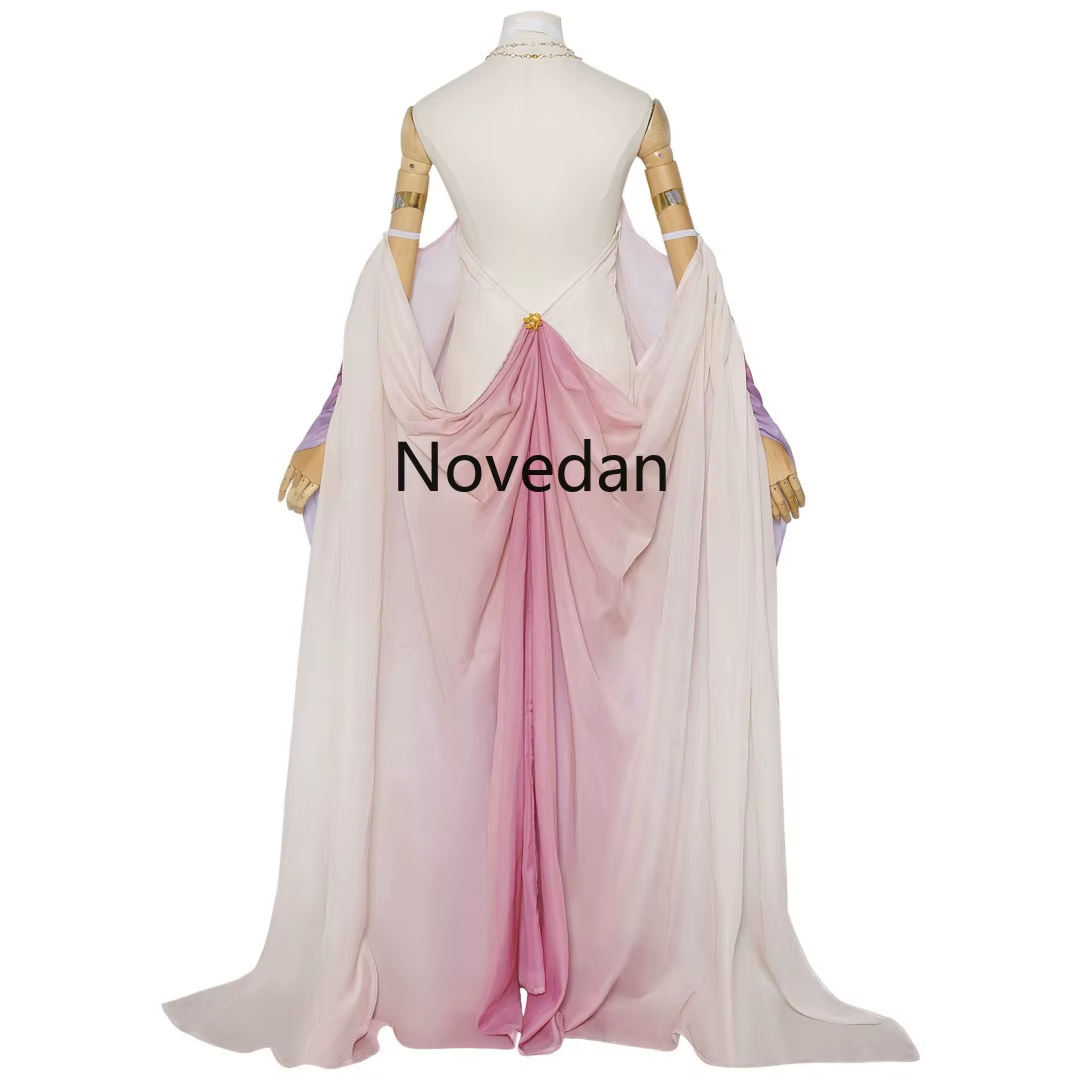 Costume de cosplay Padmé Amidala avec perruque