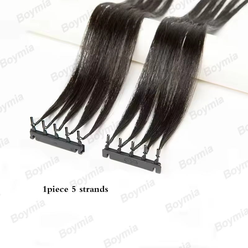 Extensions capillaires 6D en cheveux humains non-Remy