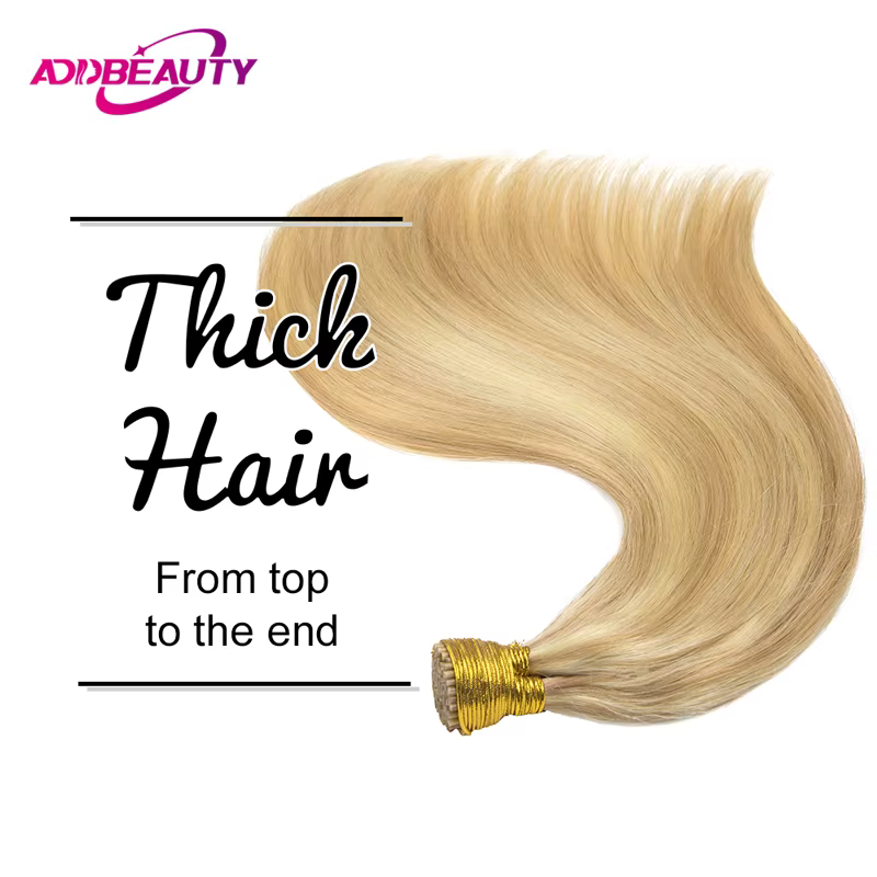 Extensions de cheveux humains bruns pour femmes droites ITIP Extension
