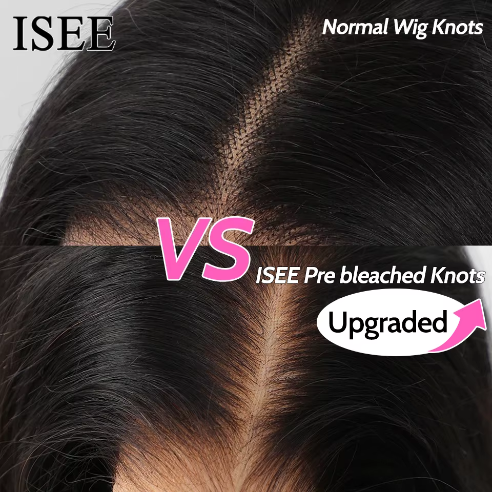 Wear Go perruque ISEE HAIR noeuds pré-plumés crépus bouclés HD dentelle sans colle perruques humaines prêt à l'emploi