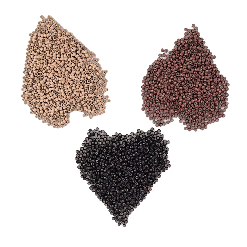 1000 pièces/bouteille Nano anneau perles doublées de Silicone