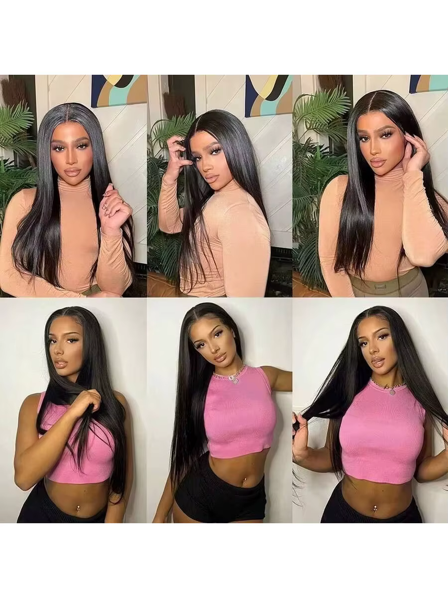 Extensions de cheveux vierges brésiliens lisses non traités